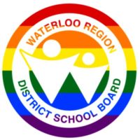 WRDSB rainbow signature logo